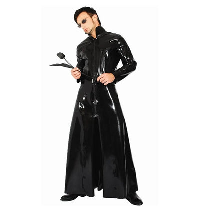 High Gloss Latex Fashion Couple Suit