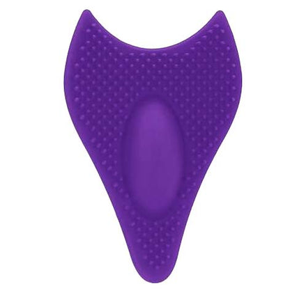 Dotted Silicone Electric Purple Vibrator