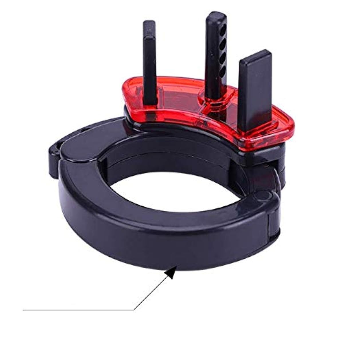 Remote Control Plastic Electric Chastity Cage