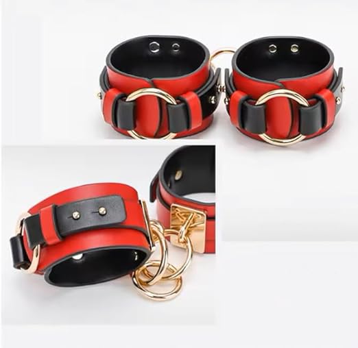 Premium Crimson Bond Chain Handcuffs