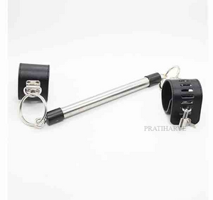 Short Metal Spreader bar Hand & Ankle Cuffs