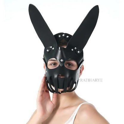 Premium PU leather Bondage Mask