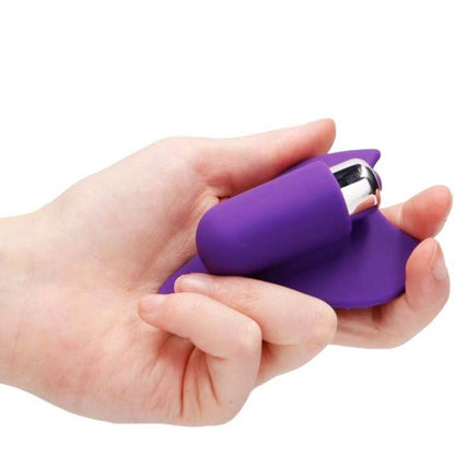 Dotted Silicone Electric Purple Vibrator