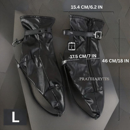 Leather Bondage Boots
