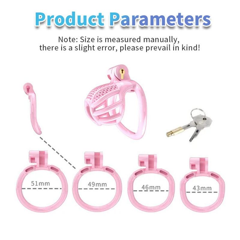 PVC Honeycomb Chastity Cage