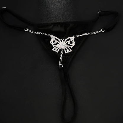 Sexy Butterfly Chain Thong