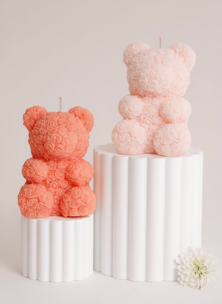Scented Teddy Bear Low Temperature Candle