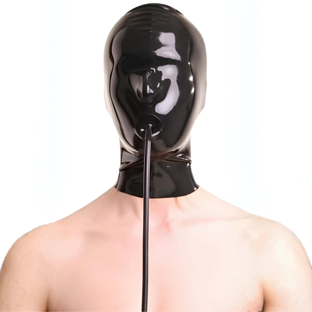 Premium Handmade Latex Hood with Air-Fill Mouth Pipe