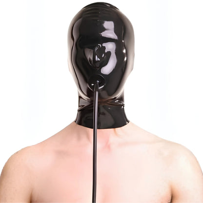 Premium Handmade Latex Hood with Air-Fill Mouth Pipe