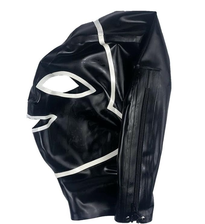 Glossy Rubber Mold Head Hood Mask