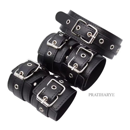 Pu leather Backhand handcuffs