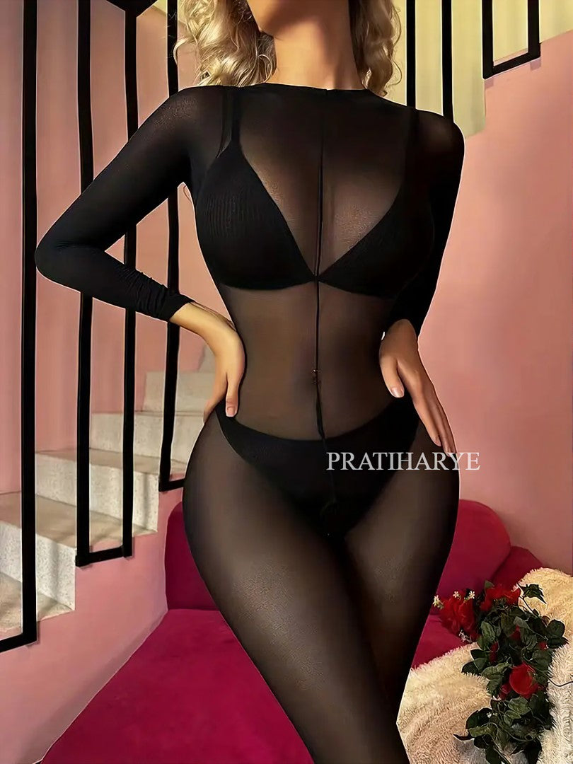 crotchless full bodystocking