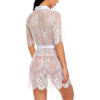 Short Eye lace Robe