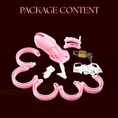 Plastic Male Chasity Cage lock