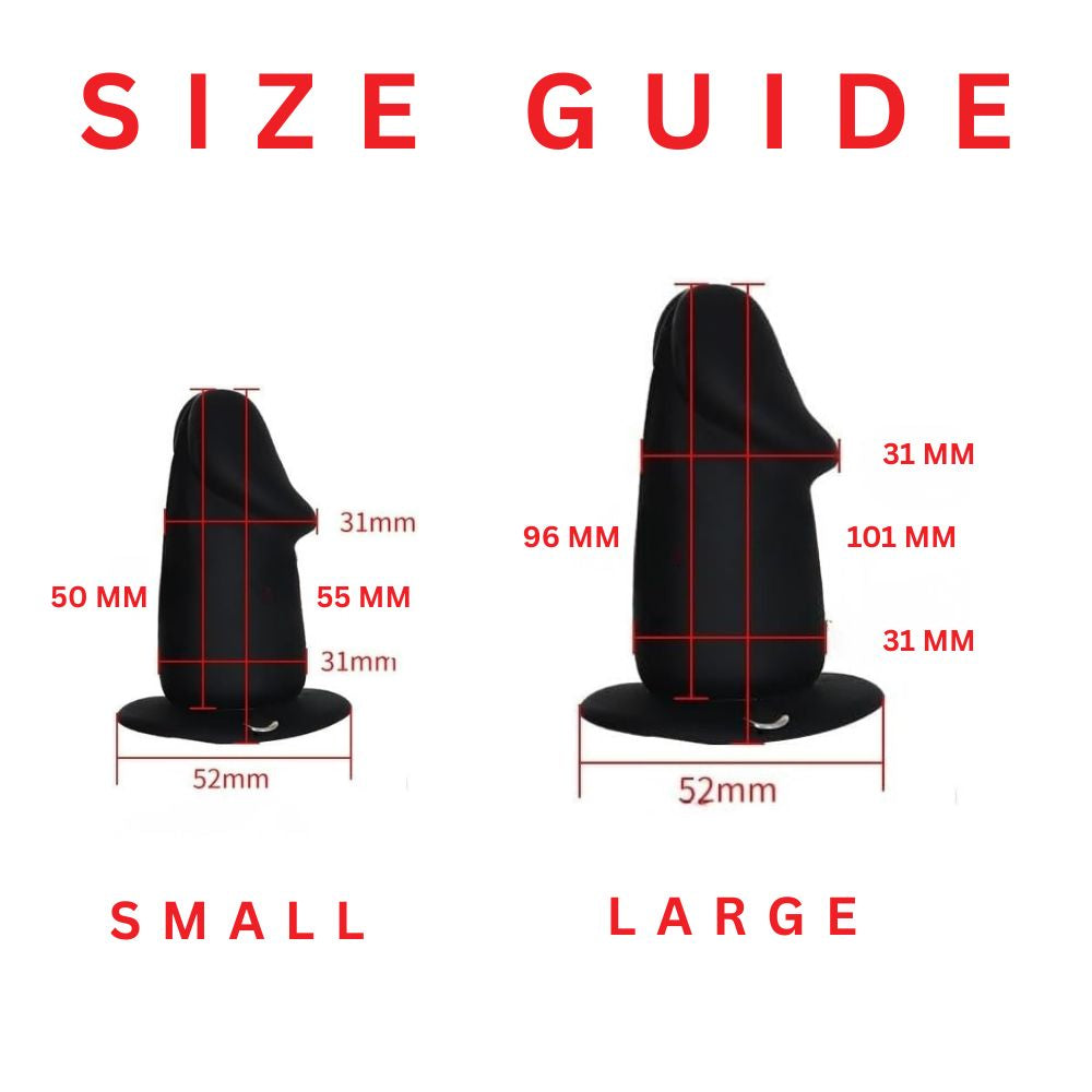 Dil-do Strap-On Mask with Removable Silicone Dildo