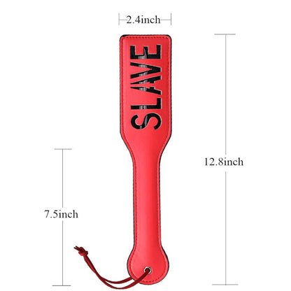PU Leather SLAVE Spanking Paddle