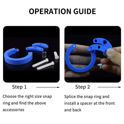 Premium Silicone Male Chastity Cage lock