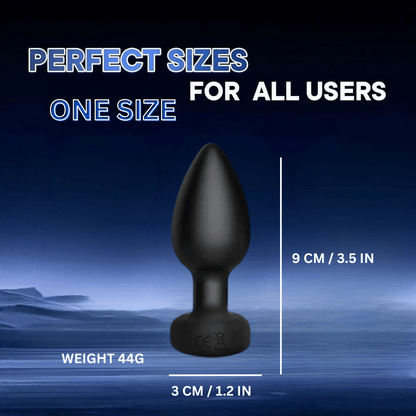 Wireless Remote Silicone Vibrating Butt Plug