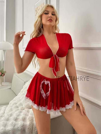 Heart Top Skirt Roleplay Dress