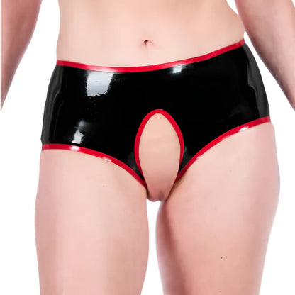 Premium Handmade Pure Latex Open-Crotch Panty