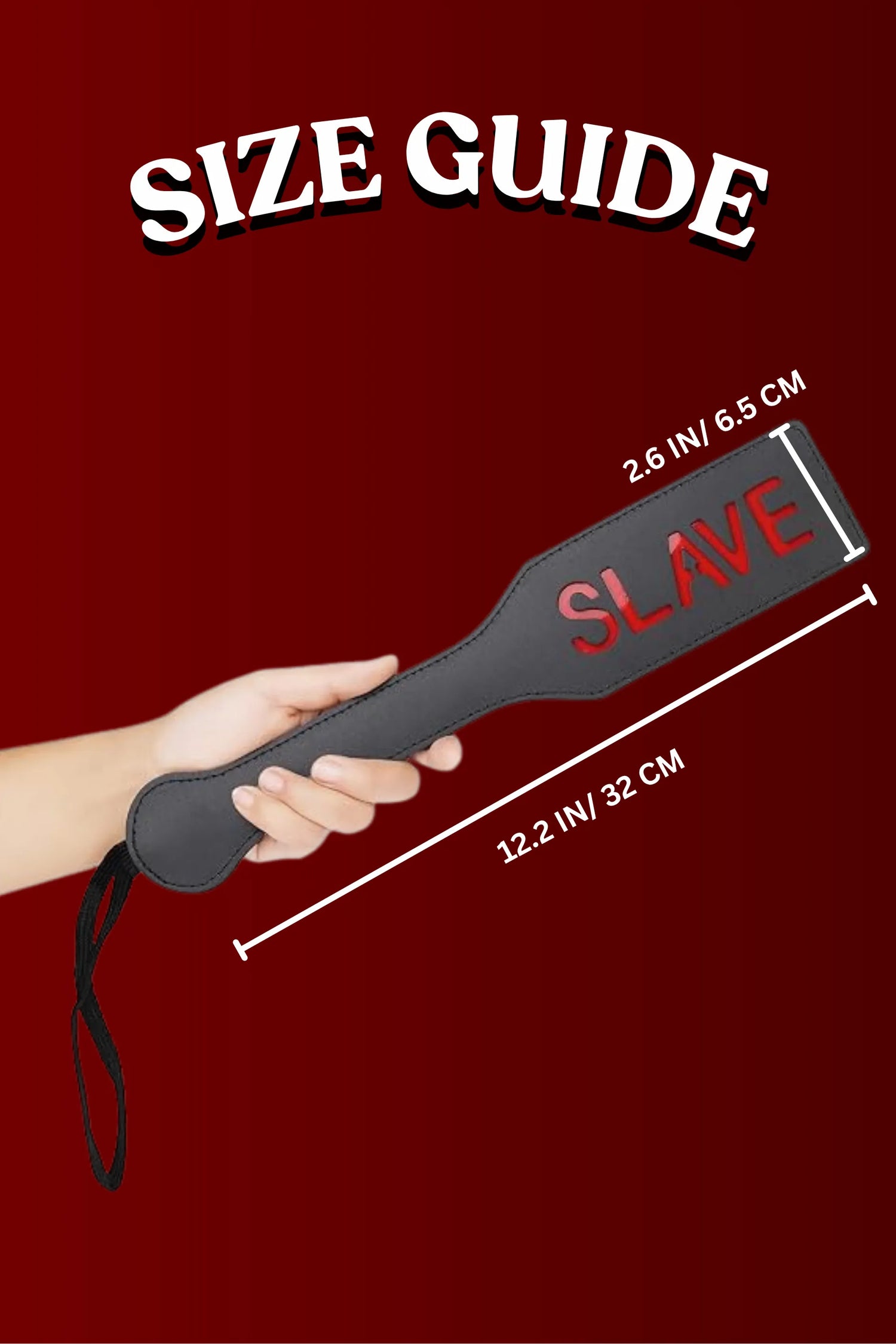 Leather Slave Bondage Paddle