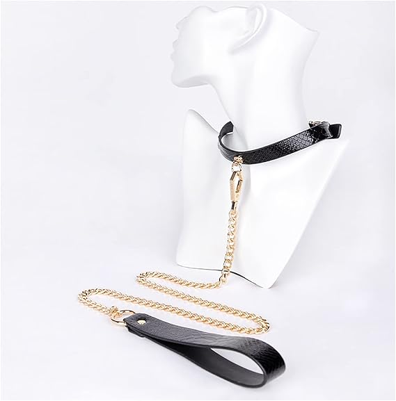 Premium 12pc Crocodile Print BDSM Kit with Free Box