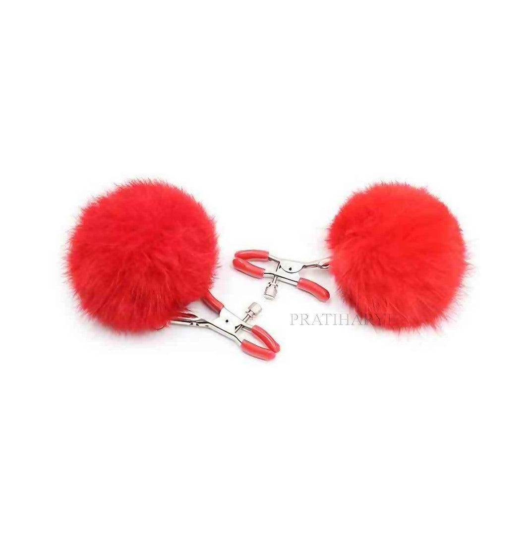 Pom Pom Ball Nipple Clamps