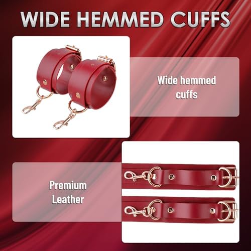 Premium BDSM Ball Gag Restraint Kit with Handcuffs