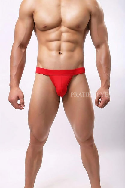 Men Sexy Solid Brief/Thong