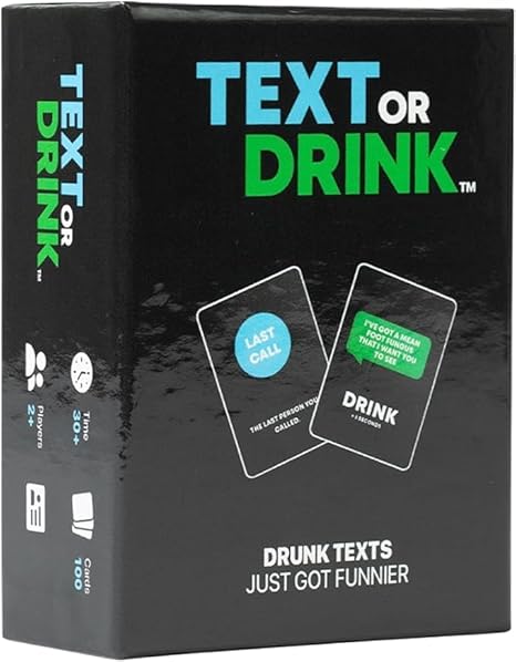 Text or Drink Card Game