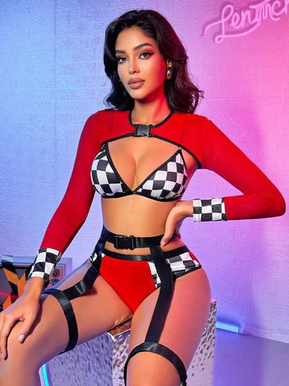Race with Me Sexy Garter Set