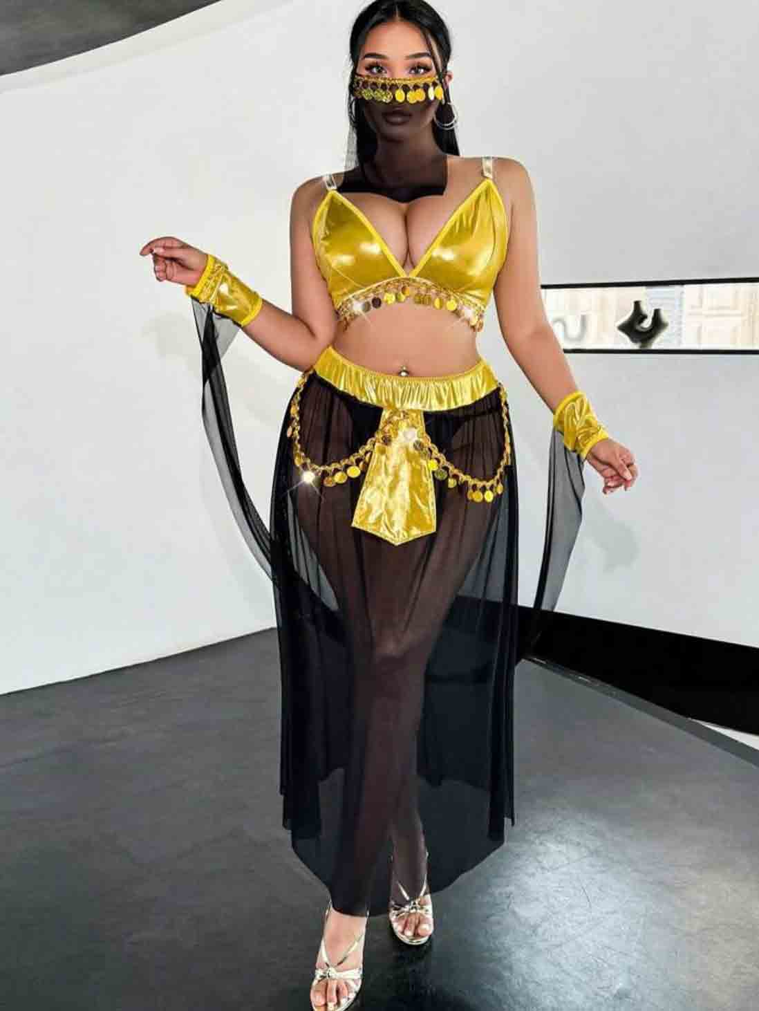 Arabian Belly Dancer Roleplay Outfit Plus Size