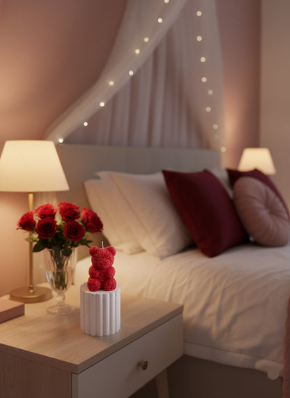 Scented Teddy Bear Low Temperature Candle