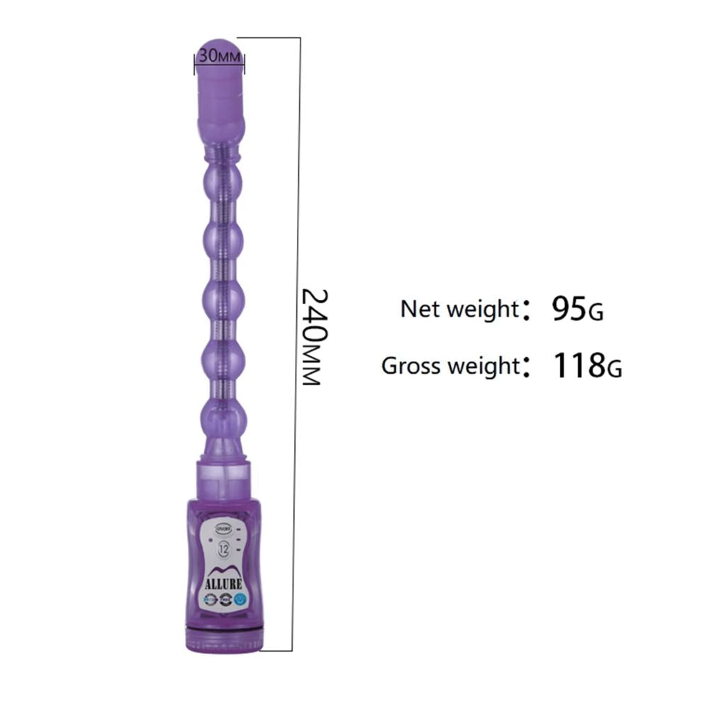 Allure Flexible Beaded Vibrator Wand