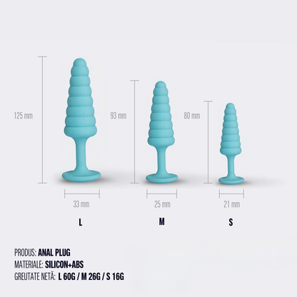 Premium Soft Silicone Beads Butt Plug - Pack of 1