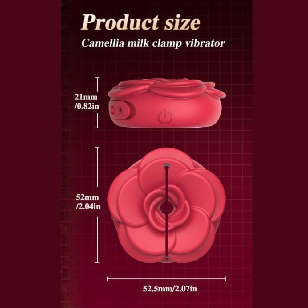 Camellia Rose Breast Vibrator