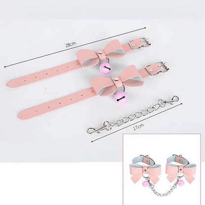 Mini Cute Pink Bow 7 Pc BDSM Kit