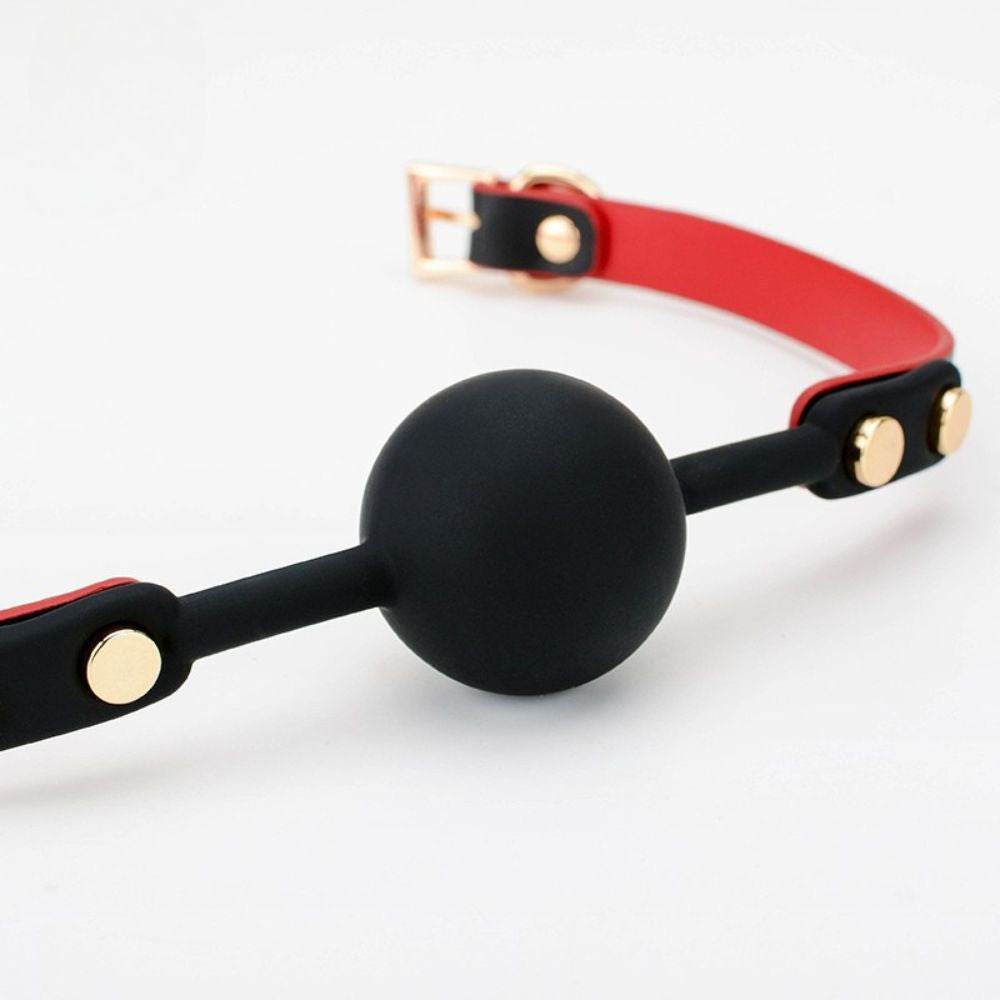 Premium Silicone Gag-Ball with Buckle Strap
