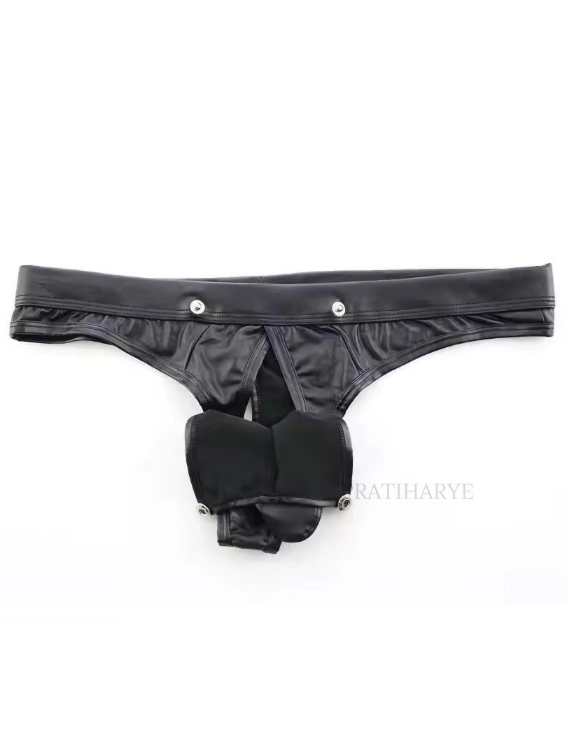 Premiu Men latex Brief with removable pouch