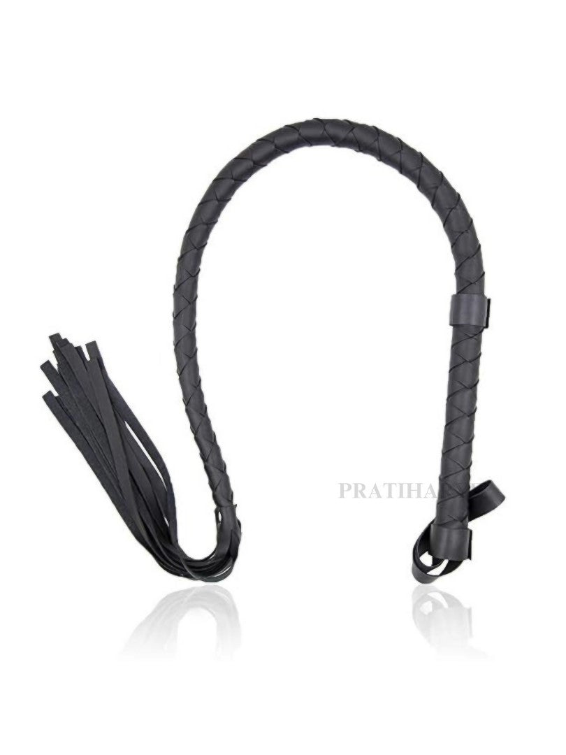 Fetish Spanking Flogger Whip PU Leather