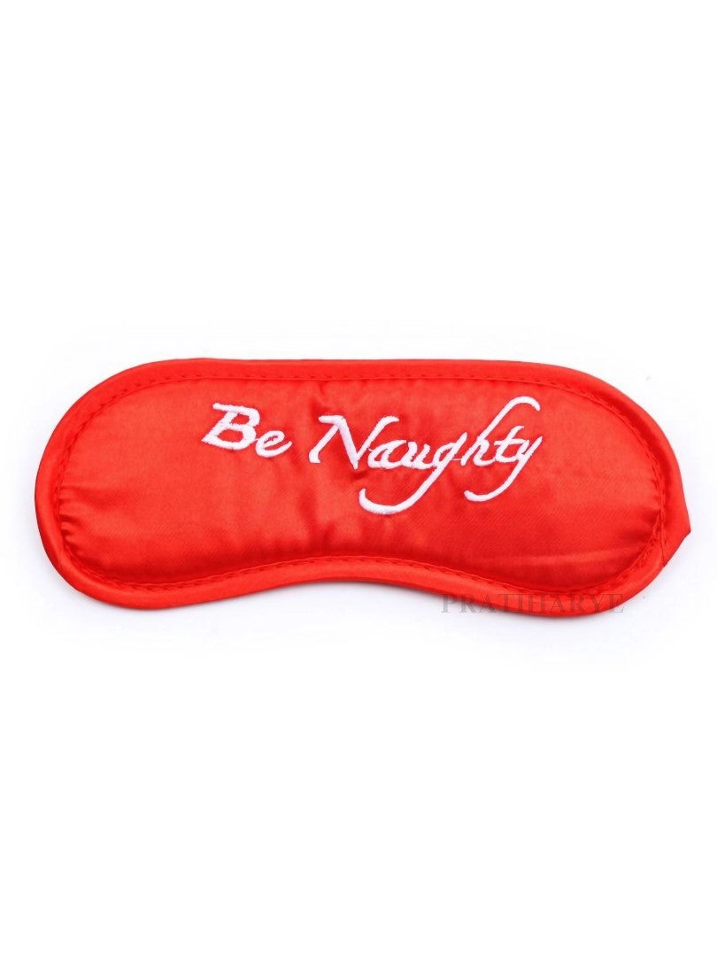 3Pc Kit Eye Mask Handcuff Feather