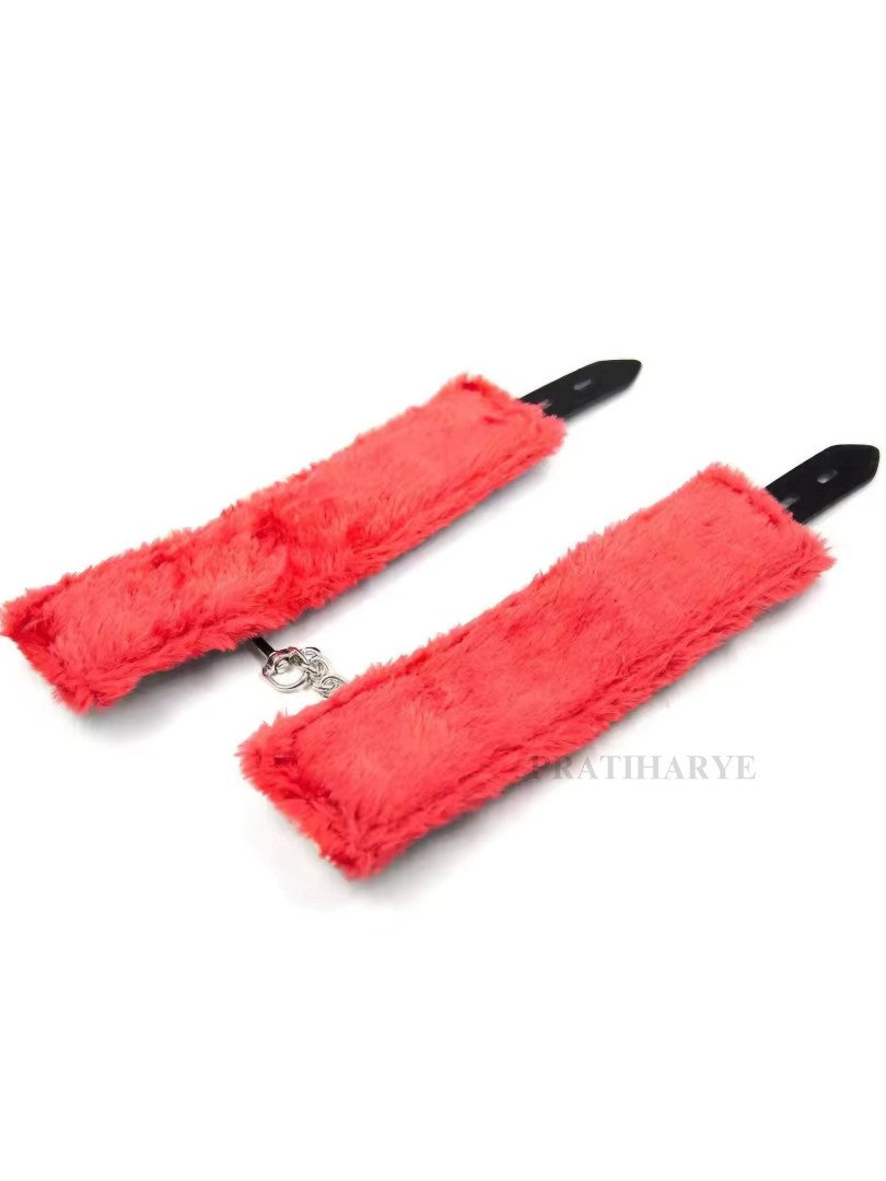 Soft Fur Pu Leather Handcuff