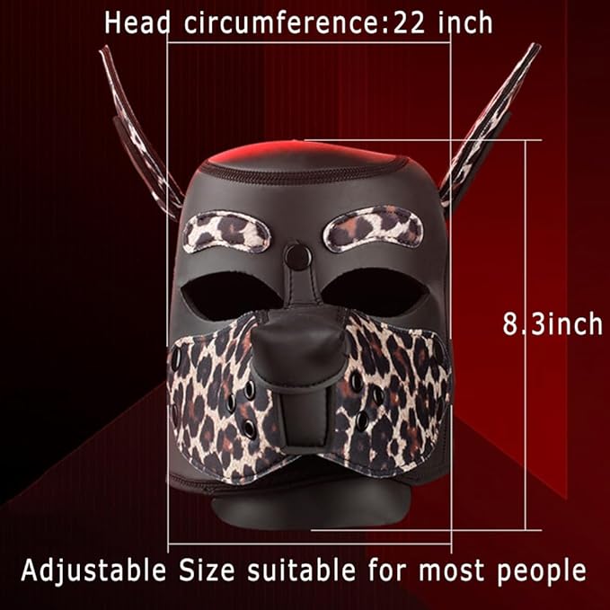 Wild Desire Leather Dog Hood Mask