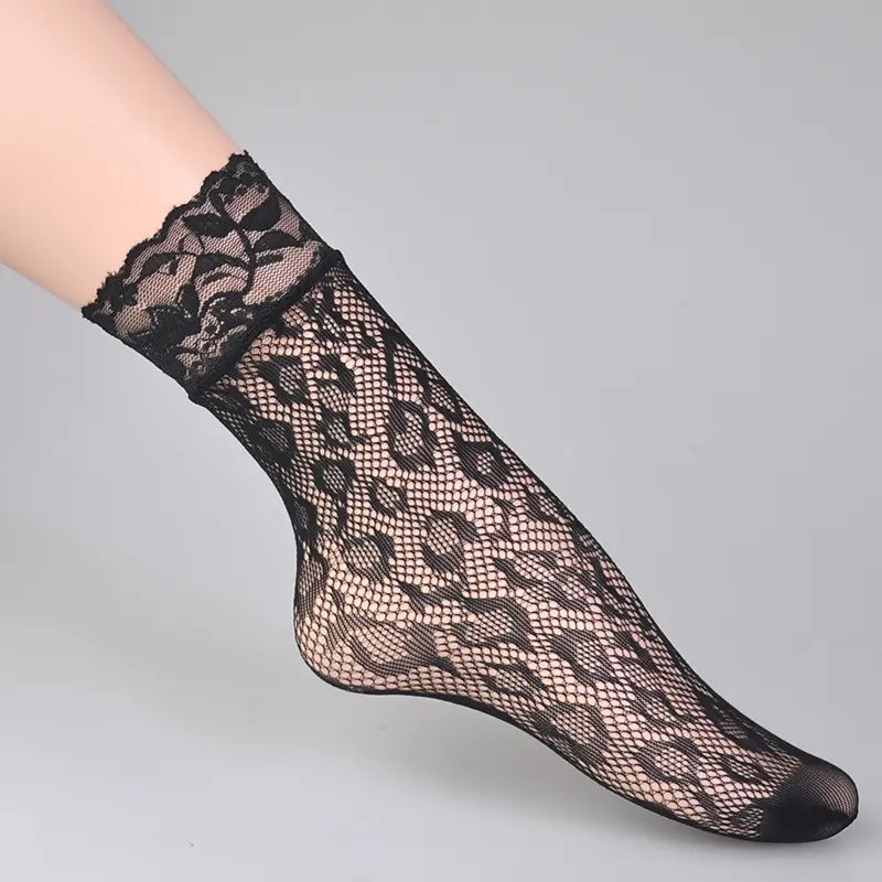 Fishnet Lace Shorts Socks