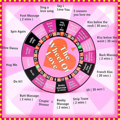 The Wheel of Love - Romantic Couple Spin Wheel Game