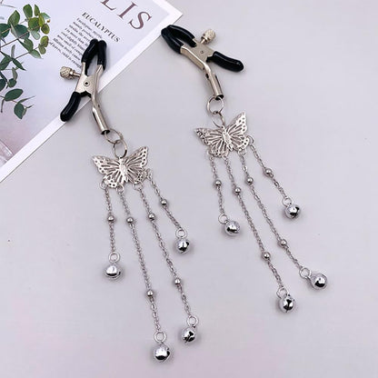 Butterfly Charm Nipple Clamp