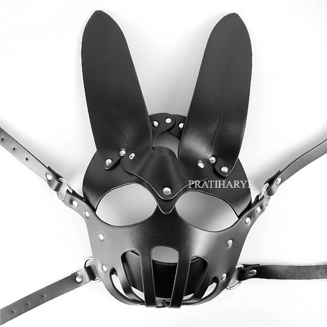 Premium PU leather Bondage Mask