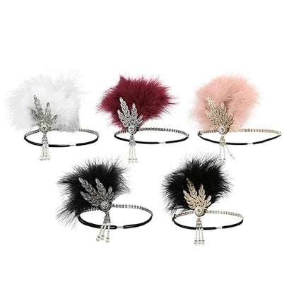 1920s Prom Party Feather Headband | 6010