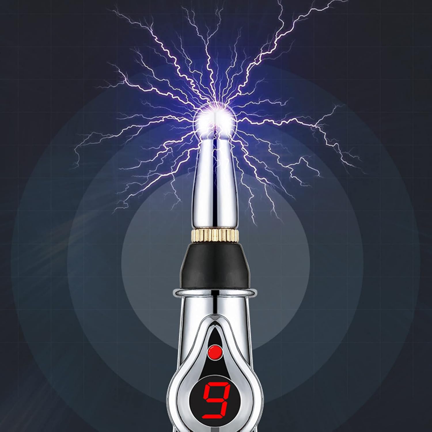 Electric Head Plastic Massager Pen