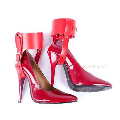 Leather Ankle Heel Lock